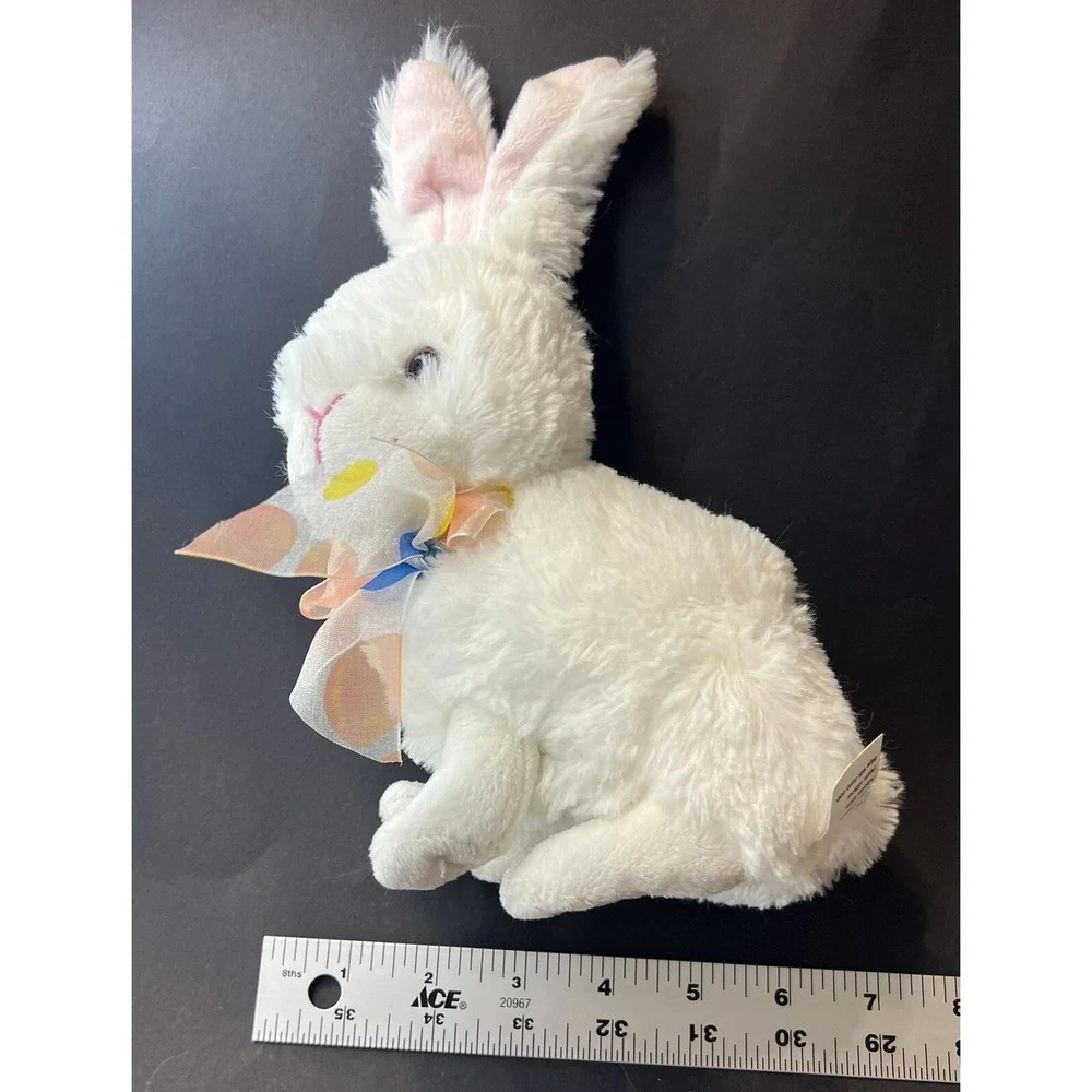 Hallmark White Rabbit Plush 9